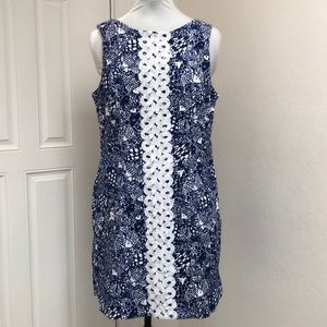 Lilly Pulitzer Sheath Sleeveless Blue Dress